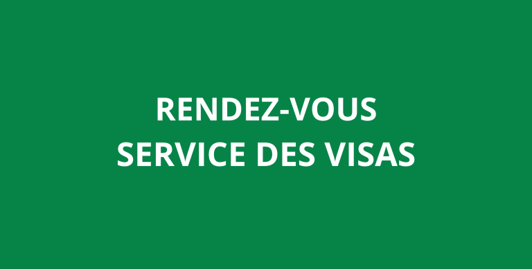 Note d'information - service des visas